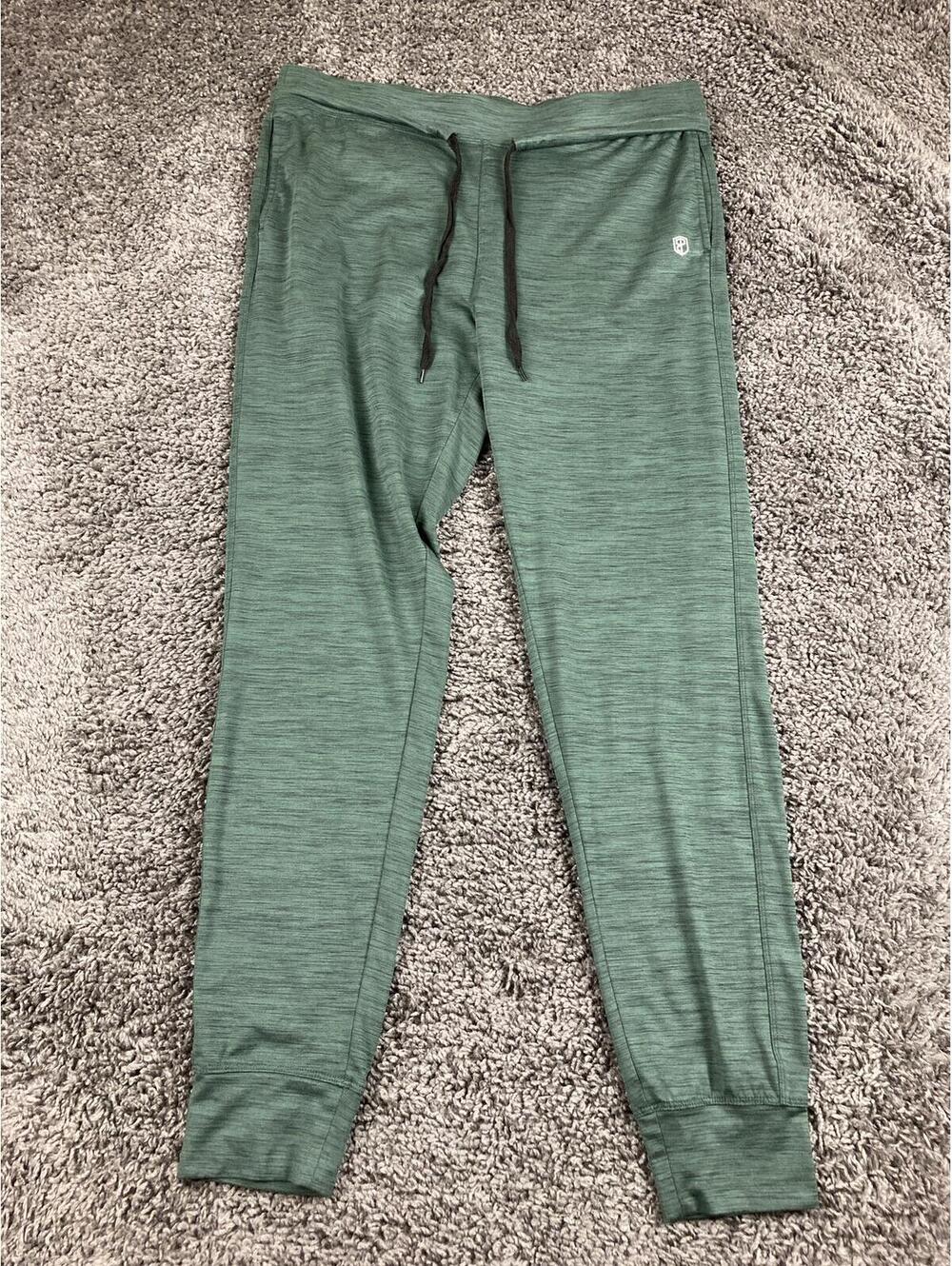 Born Primitive Men's Rest Day Joggers Green Athletic Workout Pants Training XL